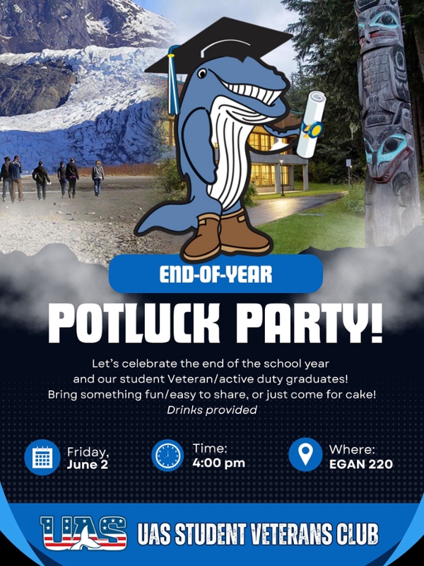 Image of end of year potluck party